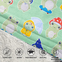 Load image into Gallery viewer, Cute Frog Blanket Hoodie
