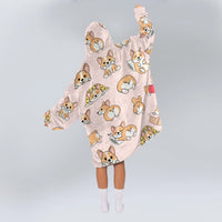 Load image into Gallery viewer, Cute Kawaii Corgi Blanket Hoodie
