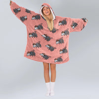 Load image into Gallery viewer, Opossum Cowboy Blanket Hoodie
