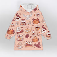 Load image into Gallery viewer, Witchy Fall Blanket Hoodie
