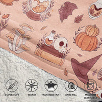Load image into Gallery viewer, Witchy Fall Blanket Hoodie

