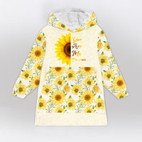 Load image into Gallery viewer, You are my Sunshine Sunflower - Gifts for Daughter, Daughter Blanket Hoodie from Mom
