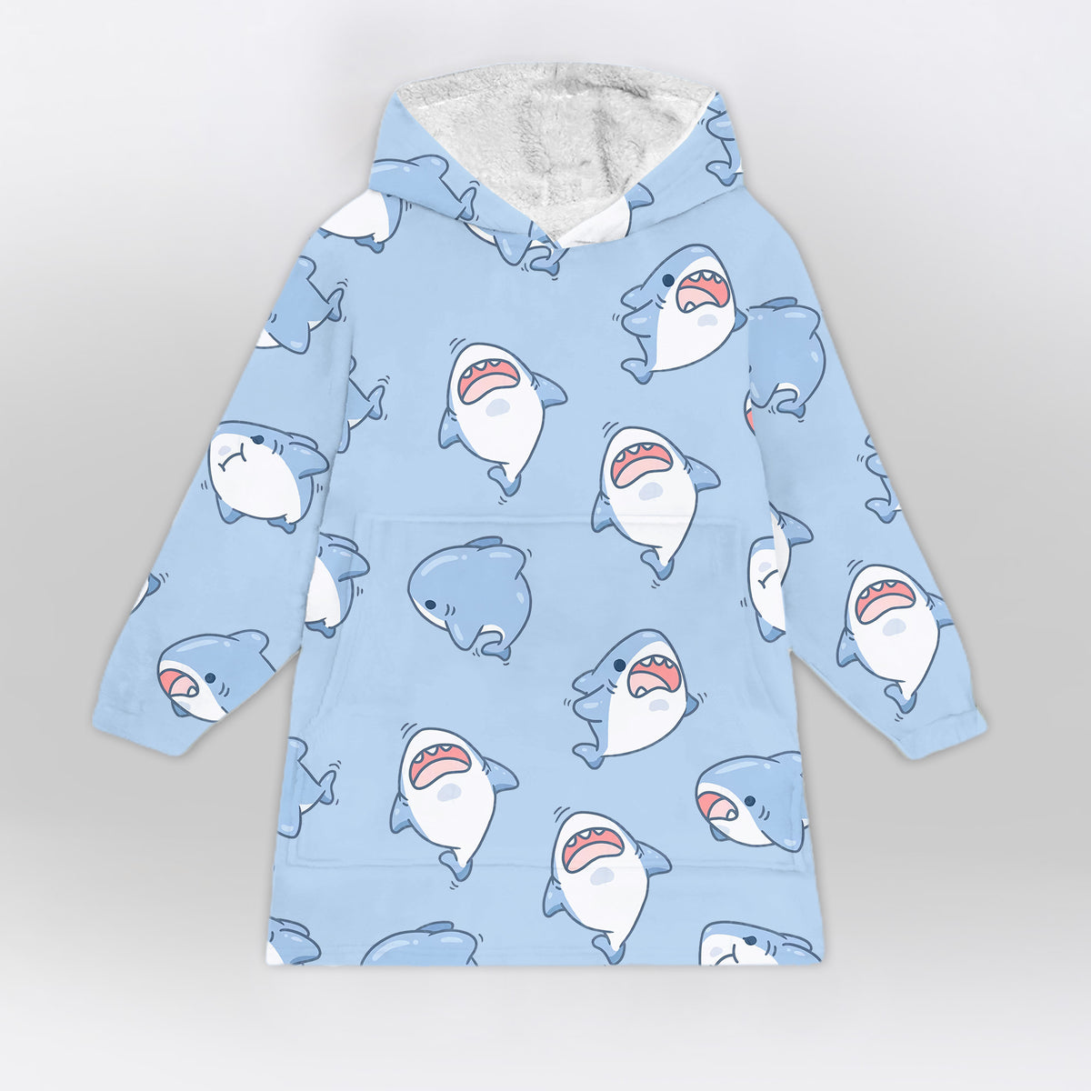 Cute Shark Blanket Hoodie