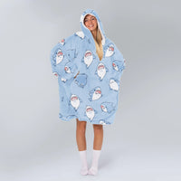 Load image into Gallery viewer, Cute Shark Blanket Hoodie

