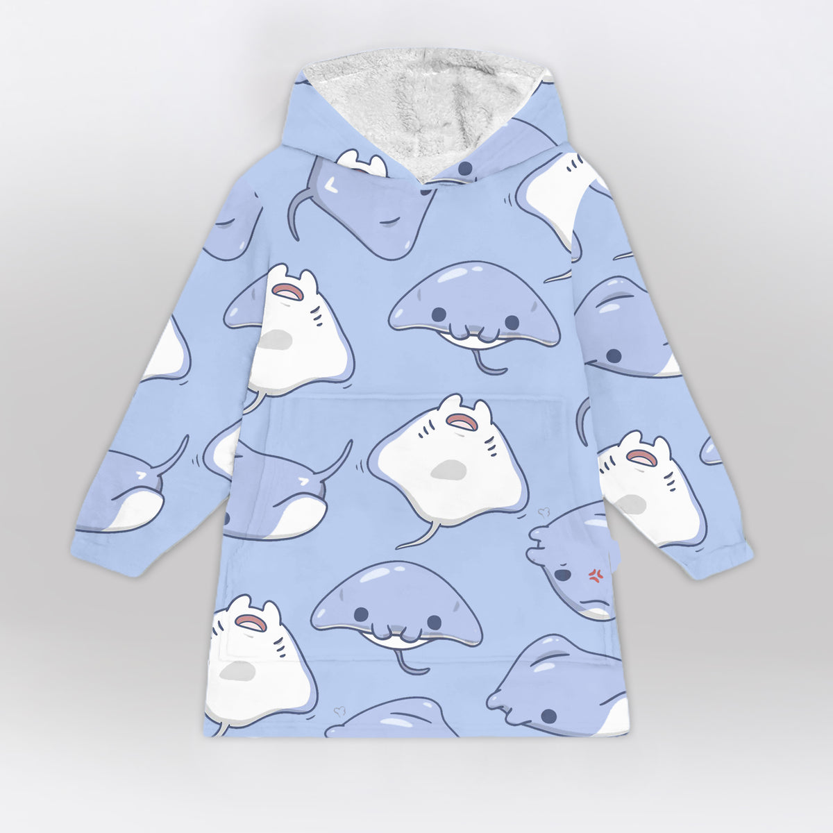 Cute Stingray Blanket Hoodie