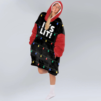 Load image into Gallery viewer, It&#39;s Lit Blanket Hoodie
