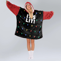 Load image into Gallery viewer, It&#39;s Lit Blanket Hoodie
