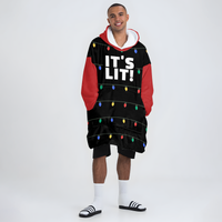 Load image into Gallery viewer, It&#39;s Lit Blanket Hoodie
