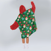 Load image into Gallery viewer, Jolly Santa Blanket Hoodie
