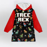 Load image into Gallery viewer, Tree Rex Blanket Hoodie

