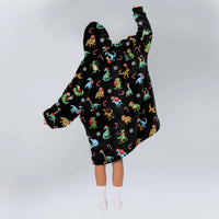 Load image into Gallery viewer, Tree Rex Blanket Hoodie

