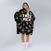 Load image into Gallery viewer, Tree Rex Blanket Hoodie
