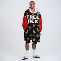 Load image into Gallery viewer, Tree Rex Blanket Hoodie
