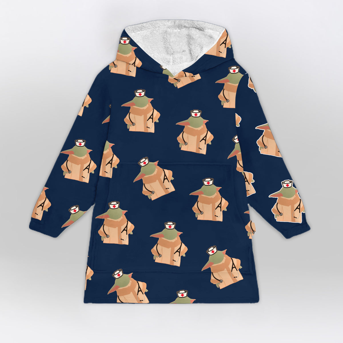 Baby Nurse Blanket Hoodie