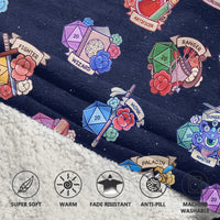 Load image into Gallery viewer, DnD Class Blanket Hoodie
