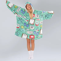 Load image into Gallery viewer, Kawaii Hospital &amp; Medical Blanket Hoodie
