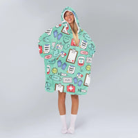 Load image into Gallery viewer, Kawaii Hospital &amp; Medical Blanket Hoodie
