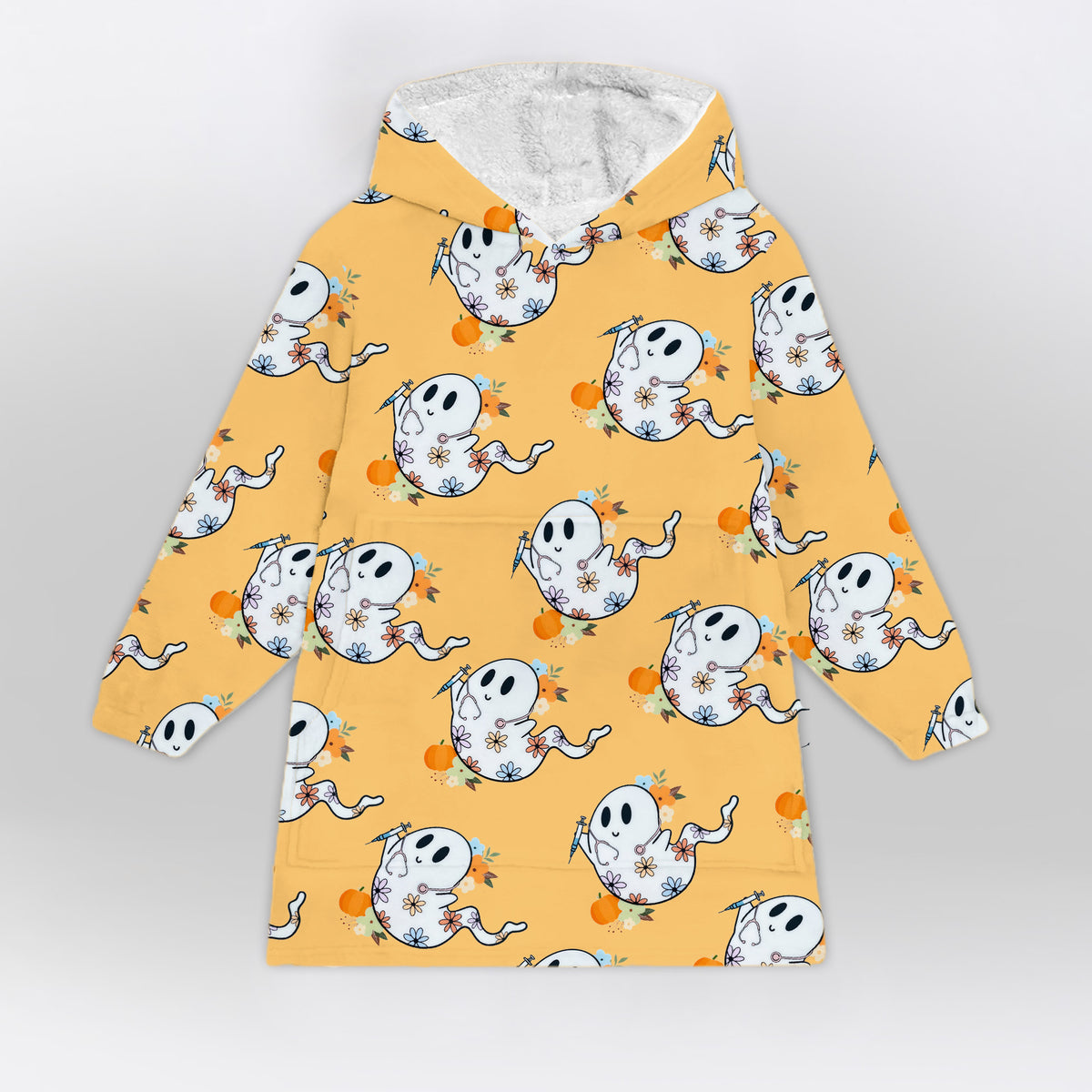 Spooky Nurse Blanket Hoodie