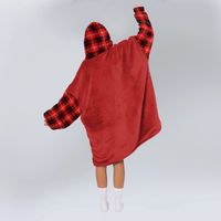 Load image into Gallery viewer, Retro Santa Blanket Hoodie
