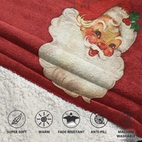 Load image into Gallery viewer, Retro Santa Blanket Hoodie
