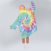 Load image into Gallery viewer, Eternity Tie Dye - Dog Mom Wearable Blanket
