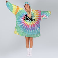 Load image into Gallery viewer, Eternity Tie Dye - Dog Mom Wearable Blanket
