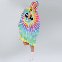Load image into Gallery viewer, Eternity Tie Dye - Dog Mom Wearable Blanket
