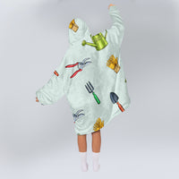 Load image into Gallery viewer, Love Gardening Blanket Hoodie
