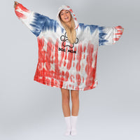 Load image into Gallery viewer, Americana Tie Dye - Dog Mom Wearable Blanket
