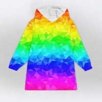 Load image into Gallery viewer, Pride Rainbow Blanket Hoodie - Pride Gifts
