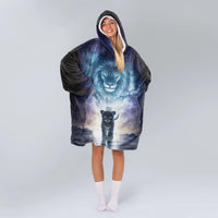 Load image into Gallery viewer, To My Daughter Lion Blanket Hoodie
