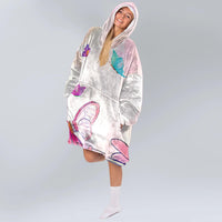 Load image into Gallery viewer, To My Granddaughter Butterfly Blanket Hoodie
