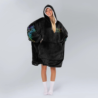 Load image into Gallery viewer, Lion Cross Blanket Hoodie
