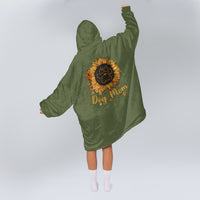 Load image into Gallery viewer, Sunflower Olive - Dog Mom Wearable Blanket
