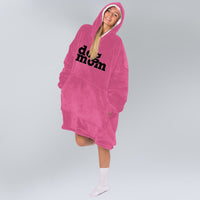 Load image into Gallery viewer, Dog Mom Black Print - Dog Mom Wearable Blanket
