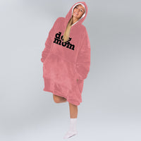 Load image into Gallery viewer, Dog Mom Black Print - Dog Mom Wearable Blanket
