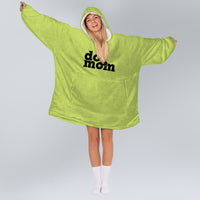 Load image into Gallery viewer, Dog Mom Black Print - Dog Mom Wearable Blanket
