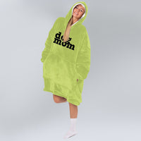 Load image into Gallery viewer, Dog Mom Black Print - Dog Mom Wearable Blanket
