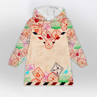 Load image into Gallery viewer, To My Daughter Letter blanket hoodie
