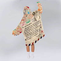 Load image into Gallery viewer, To My Daughter Letter blanket hoodie

