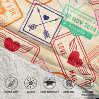 Load image into Gallery viewer, To My Daughter Letter blanket hoodie
