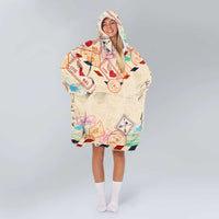 Load image into Gallery viewer, To My Daughter Letter blanket hoodie

