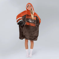 Load image into Gallery viewer, Cleveland Football Blanket Hoodie
