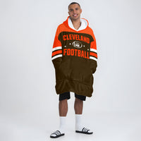 Load image into Gallery viewer, Cleveland Football Blanket Hoodie
