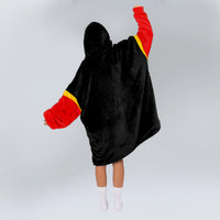 Load image into Gallery viewer, Kansas Football Blanket Hoodie
