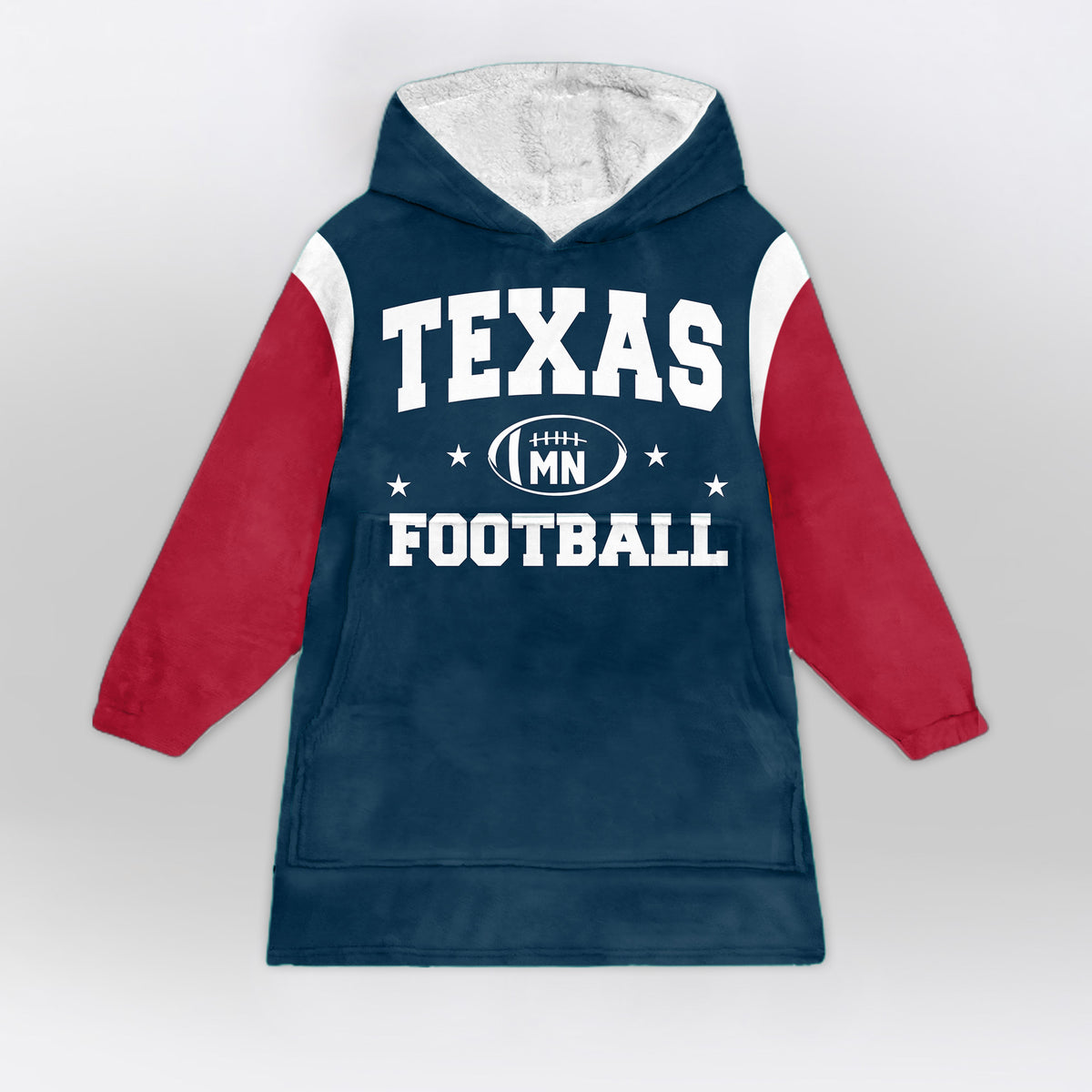 Texas Football Blanket Hoodie