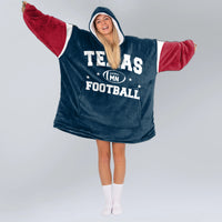 Load image into Gallery viewer, Texas Football Blanket Hoodie
