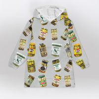 Load image into Gallery viewer, Canned Pickles Blanket Hoodie
