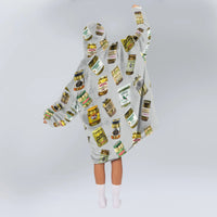 Load image into Gallery viewer, Canned Pickles Blanket Hoodie
