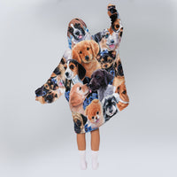 Load image into Gallery viewer, Cute Dogs - Dog Mom Wearable Blanket
